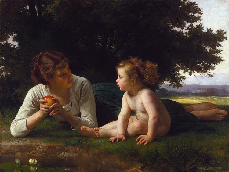 Temptation (mk26), Adolphe William Bouguereau